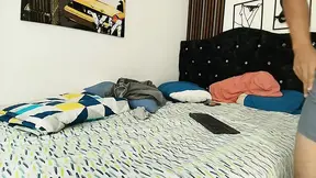 The neighbor arrives from another country and the house heats up