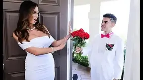 Flowers Pounding Her Hairy Pussy