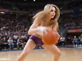 Lola B: Sexy Blond Basketball Beauty Banged Hard in the Locker Room - AI Porn Spanish Audio