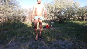 Linda trans shows off miniskirt in public big ass heels nude surprise
