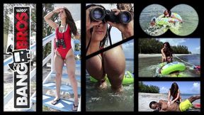 Hot - Sexy PAWG Valerie Kay Watchin' The Bay, Rescues Charlie Mac From Danger