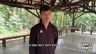 A young Latino guy got lost and was lucky to enter a strange house