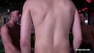 Five Boys Cock Sucking Sex Orgy