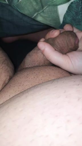 Step grabs step son big cock in erection