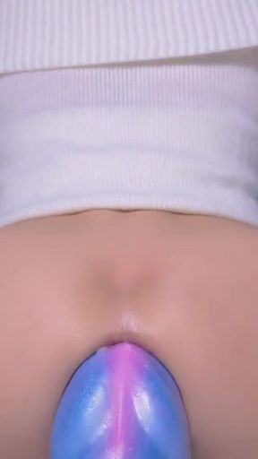 Femboy Ass Is Experiencing a New Dildo