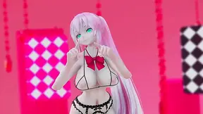 Anime VRChat Fantasies Collide in Wild Demon-Dragon-Robot Threesome