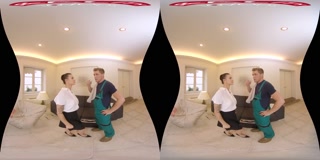 An oldschool porn scenario in VR