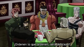 jojo'_s bizarre adventure stardust crusaders capitulo 4 (sin censura)
