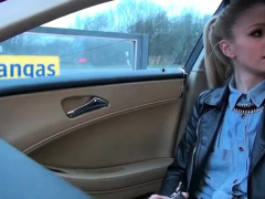 Hot German babe gets nailed in the ass and facialized in POV
