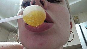 Blondy Lollipop Sucking Slut! MP4