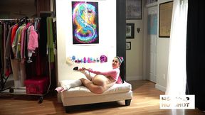 bts - alex coal gets disciplined backstage at her photoshoot!