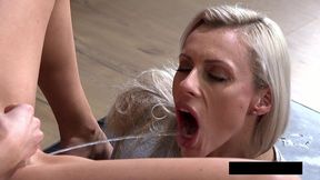 pissy muscular workout with puppy,brittany bardot by vipissy