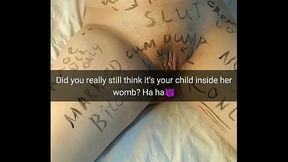 Dirty cuckold-cheating captions compilation with a lot of creampies and pregnancy! - Milky Mari