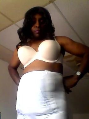 Mature Ebony Crossdresser