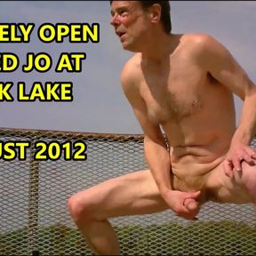 INSANELY OPEN NAKED JO AT PARK LAKE AUG 2012