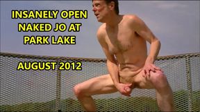 INSANELY OPEN NAKED JO AT PARK LAKE AUG 2012