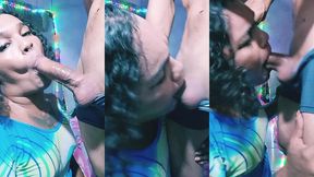 novinho dotado gozo na garganta da wanessa