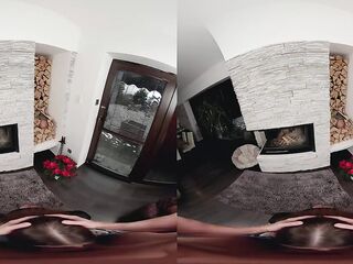 Olivia Sparkle: Winter Screw Ends with Cum in Throat - 8K VR