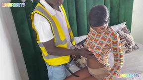 My Plumber Fixed My Licking Sink I Serve Him Delicious Lunch with My Pussy Took Me From Behind While Dinner Was Cooking