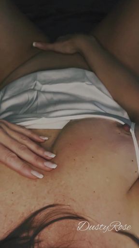 POV-Sexy wife wakes up horny and ready to play