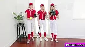 Baseball Babes And Shar - Lola Leda, Dixie Lynn And Athena May