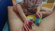 Day 219/365: POV - Hey Stepdad, let me wax your cock and THEN I'LL MASTURBATE YOU!