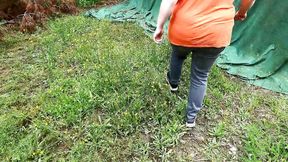 Just Hit the Bare Breasts Barefoot