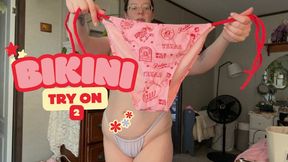 Bikini try on 2