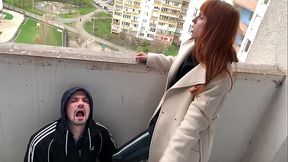 Goddess Kira - Human Ashtray Dirty Femdom Outdoor