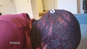 Masked Latina Sub MILF Submits to Big Black Dom Starring Kathalina Colombiana