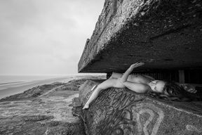 Real couple gets intimate in public on French beach