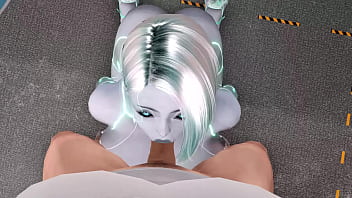 AHITR 7 - 3D Sex - 3D Cartoon Sex - Fucking All Holes of a Droid Girl (Artificial Intelligence Girl) in submissive mode