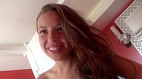 Hot wet girlfriend in shower fuck