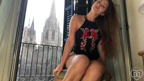 Dani Daniels . com Public Window Masturbation