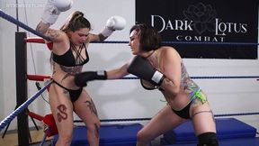 Abs Training - Irene Silver vs Poppet Silver Belly Punching and Conditioning Drills (WMV)