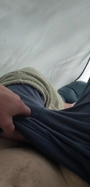 Just chill day in tent.