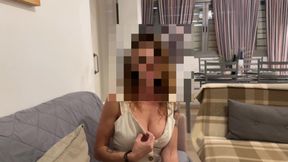 I fuck the sales clerk at the furniture store to test the sofa.