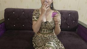 Horny Step Sister Smokes and Gets Fucked with Bihari Step Brother in Hindi