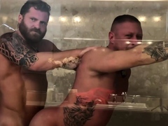 BREEDMERAW Riley Mitchen Barebacks Tyler Griz In Shower