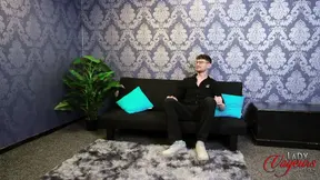 Shocked girl spills drink on date, leading to a wild undressing session