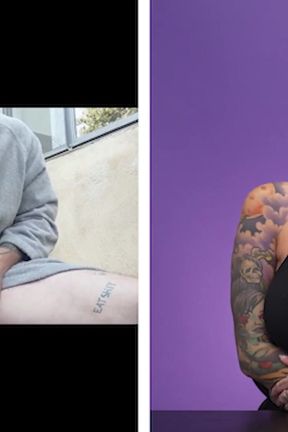 MILF Tattooed Beauties Rate Monster Cock Masturbation Blasts