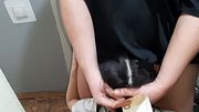 I thanked the courier with sex for a good discount and fast delivery (with conversations) - Lesbian_illusion