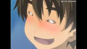 HENTAI: two horny GIRLS have THREESOME sex with FRIEND