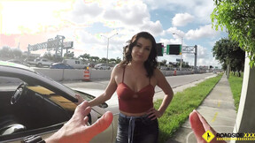 Roadside XXX - Pawg fuckdoll stranded & fucked roadside