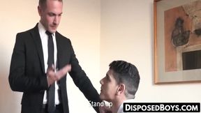 Bastian Karim bends over for Apolo Adrii's hardcore drilling