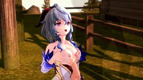 Ganyu takes a stuffing in the forest &ndash; Genshin Impact Hentai