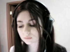 Shy brunette homemade amateur webcam teen
