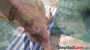 Daughter banged by stepdad while wearing pretty butt plug