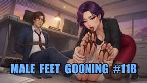 Male Feet Gooning #11B: Surrender Your Mind to Powerful Male Soles (Animated)