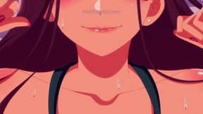 Horny Student with Big Boobs Fucked Hard by Lucky Teacher (Hentai Sex) Eng Sub